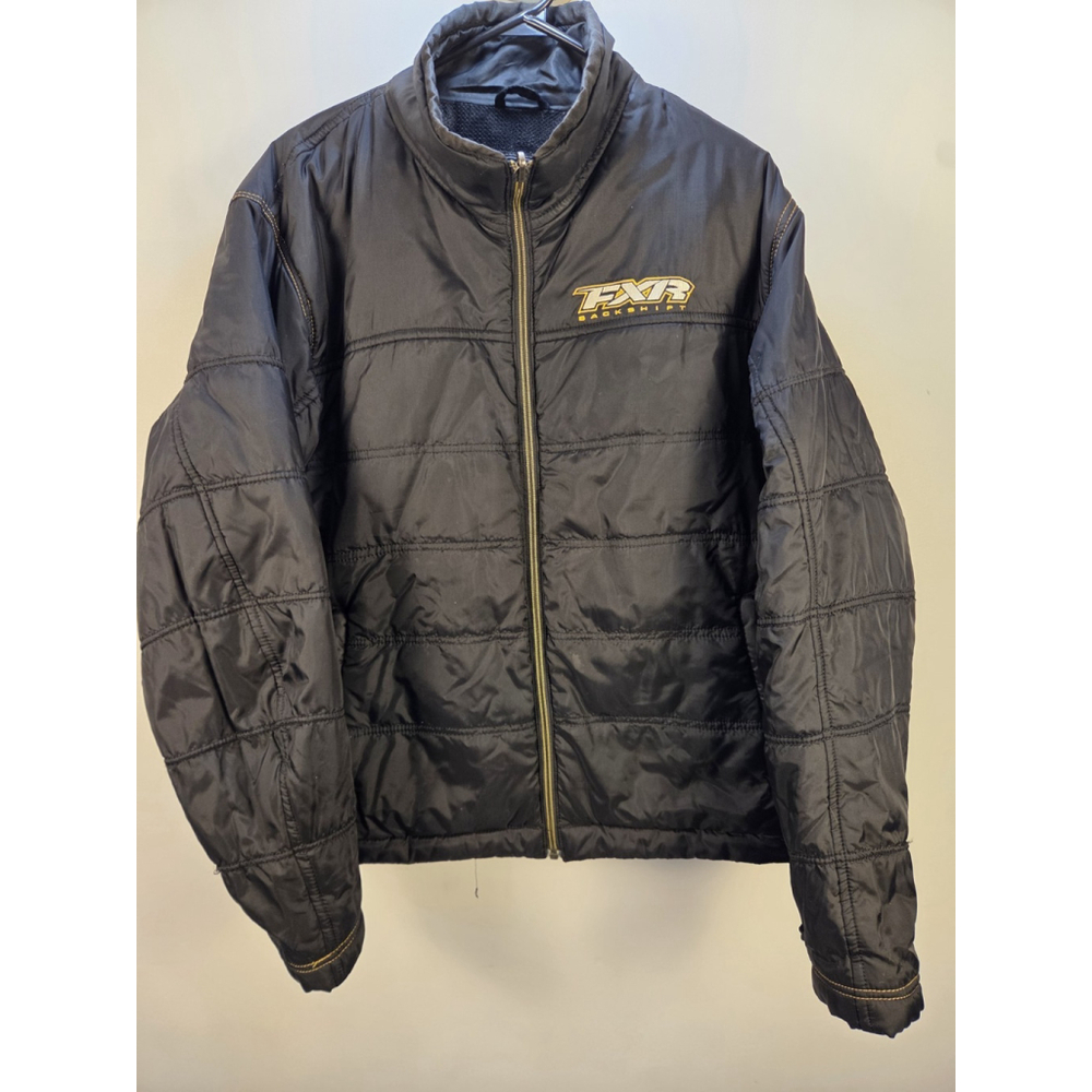 FXR Men's Backshift Pro Winter Jacket Size Medium Black and Yellow Pre-Owned